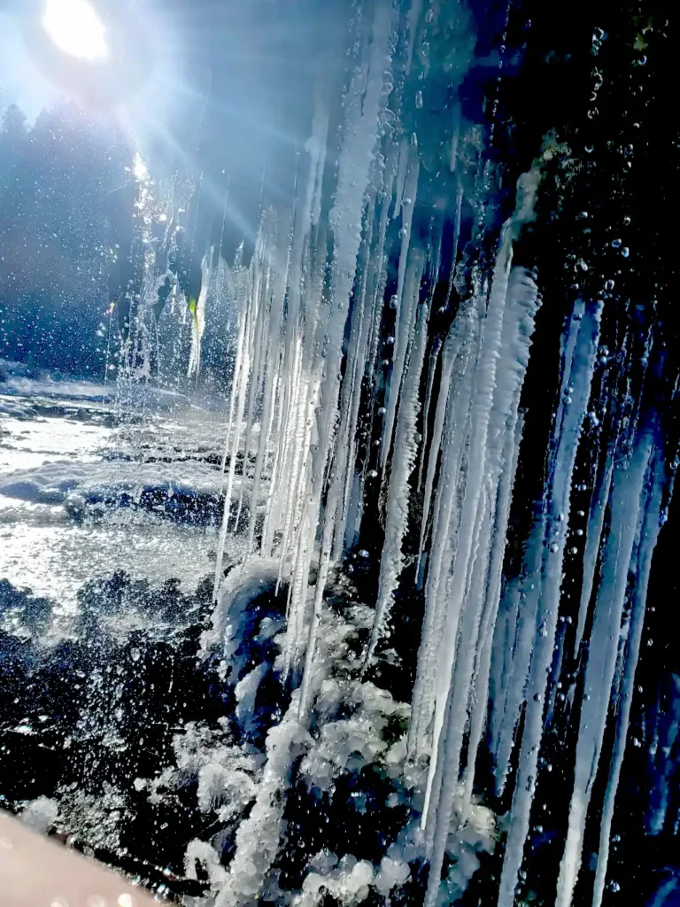 icicles frozen waterfall advice for writers